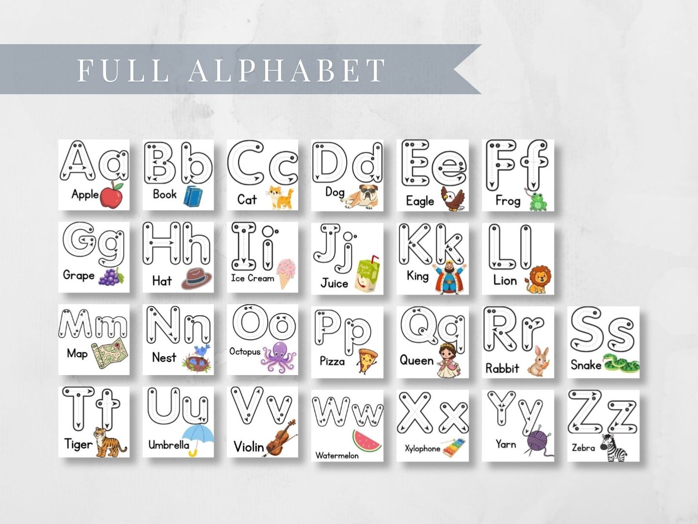 2.5" Square Letter Magnets | Trace, Spell & Play