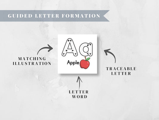 2.5" Square Letter Magnets | Trace, Spell & Play