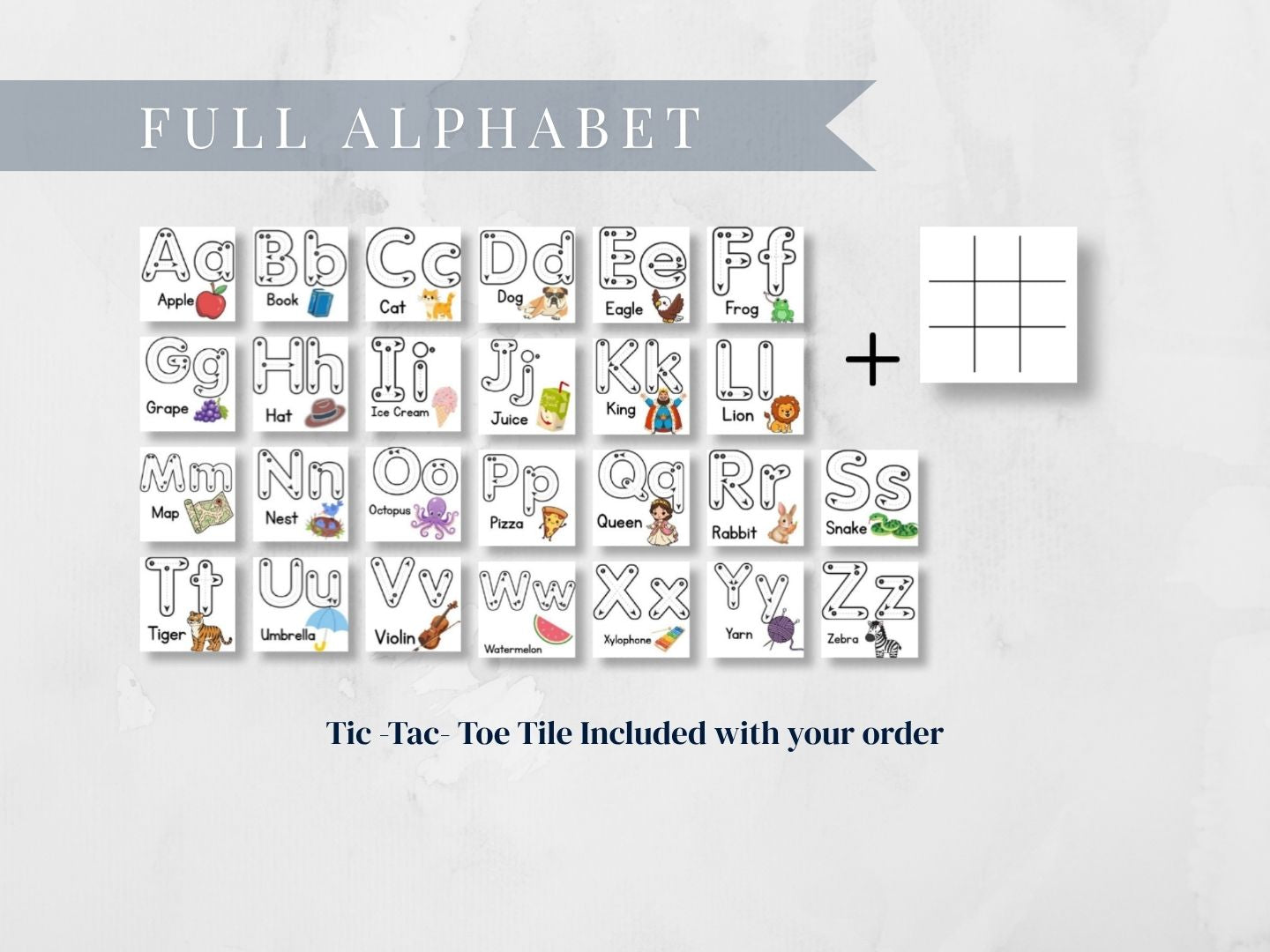 2.5" Square Letter Magnets | Trace, Spell & Play