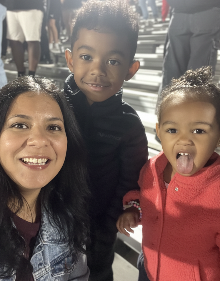 Patricia, Julian, and Amara, the family team behind the local Athens business Foto Pop.