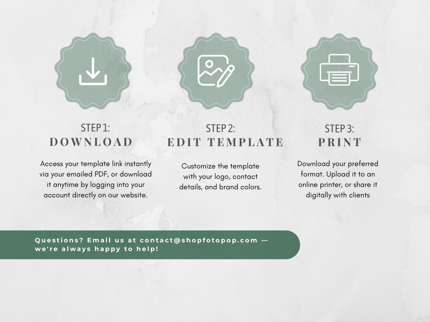 2026 Photo Calendar Template | Printable Canva Calendar Instant Download